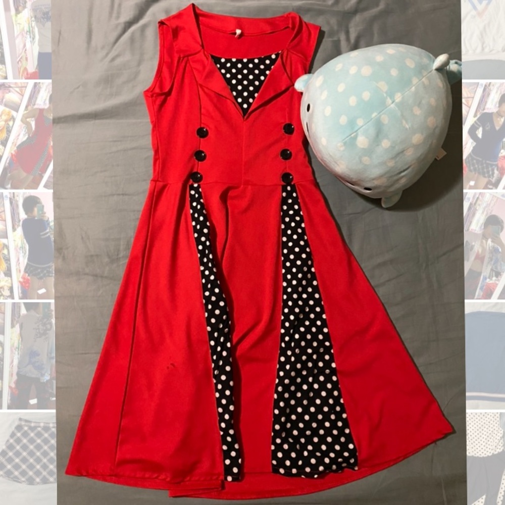 🐞 Amazon 50-60s Era Polka Dot Dress - no tags🐞